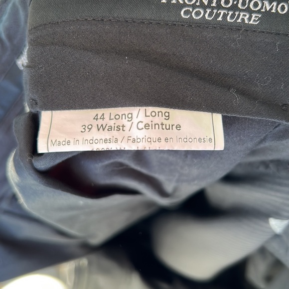 Pronto Uomo Couture Black Pinstripe Suit - Picture 9 of 9